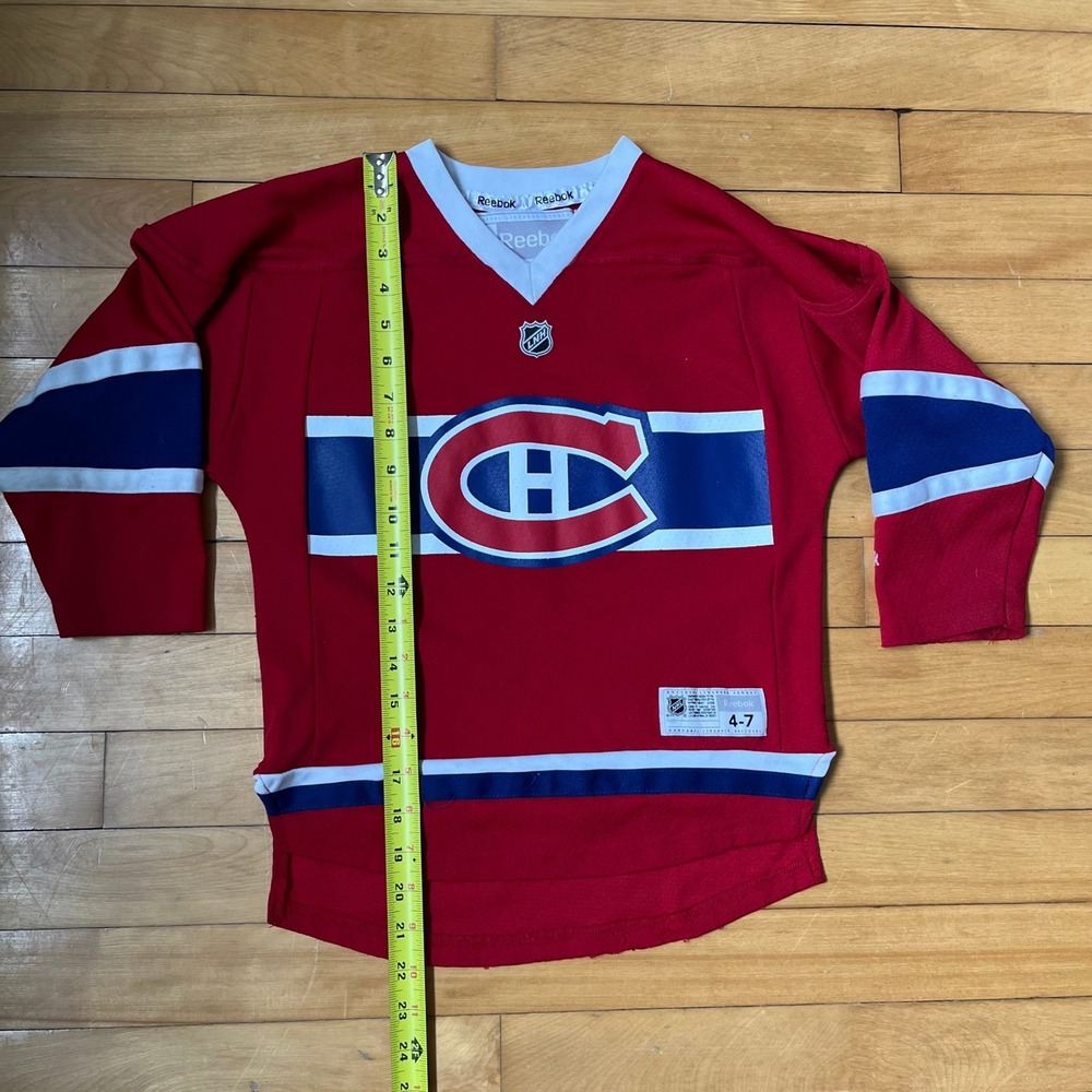 Reebok Montreal Canadiens Alex Galchenyuk 27 Youth Hockey Jersey Red Size 4-7 - Picture 4 of 7